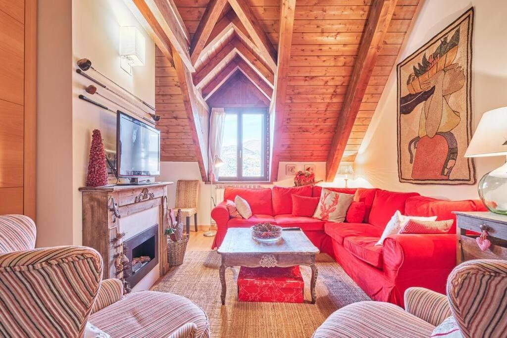 Апартаменты Atico Duplex Garaje Y Wifi Gratis Пантикоса Экстерьер фото